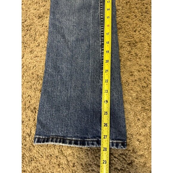 Vintage HARLEY DAVIDSON Womens Relaxed Bootcut Mid Rise Jeans Sz 6P 30x28 Y2k - Picture 12 of 12